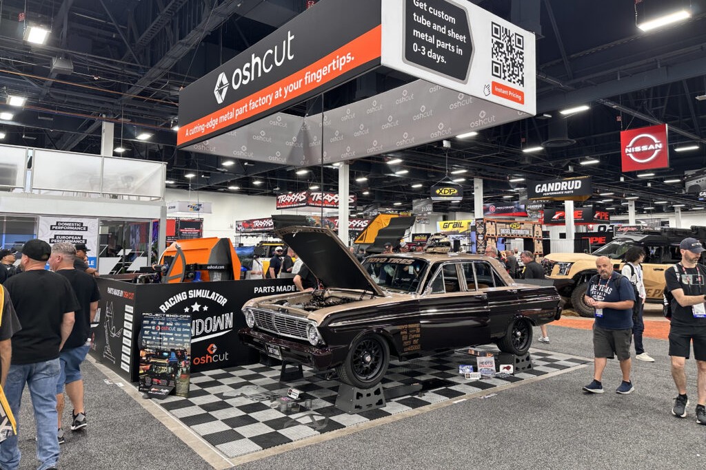 Dillon Houck's Project SHO-OFF Falcon at OSH Cut Booth