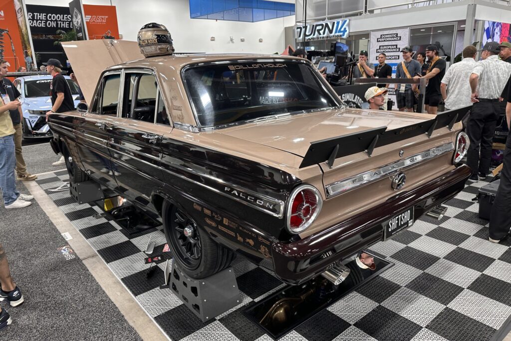 Interior of Project SHO-OFF Falcon Rear View