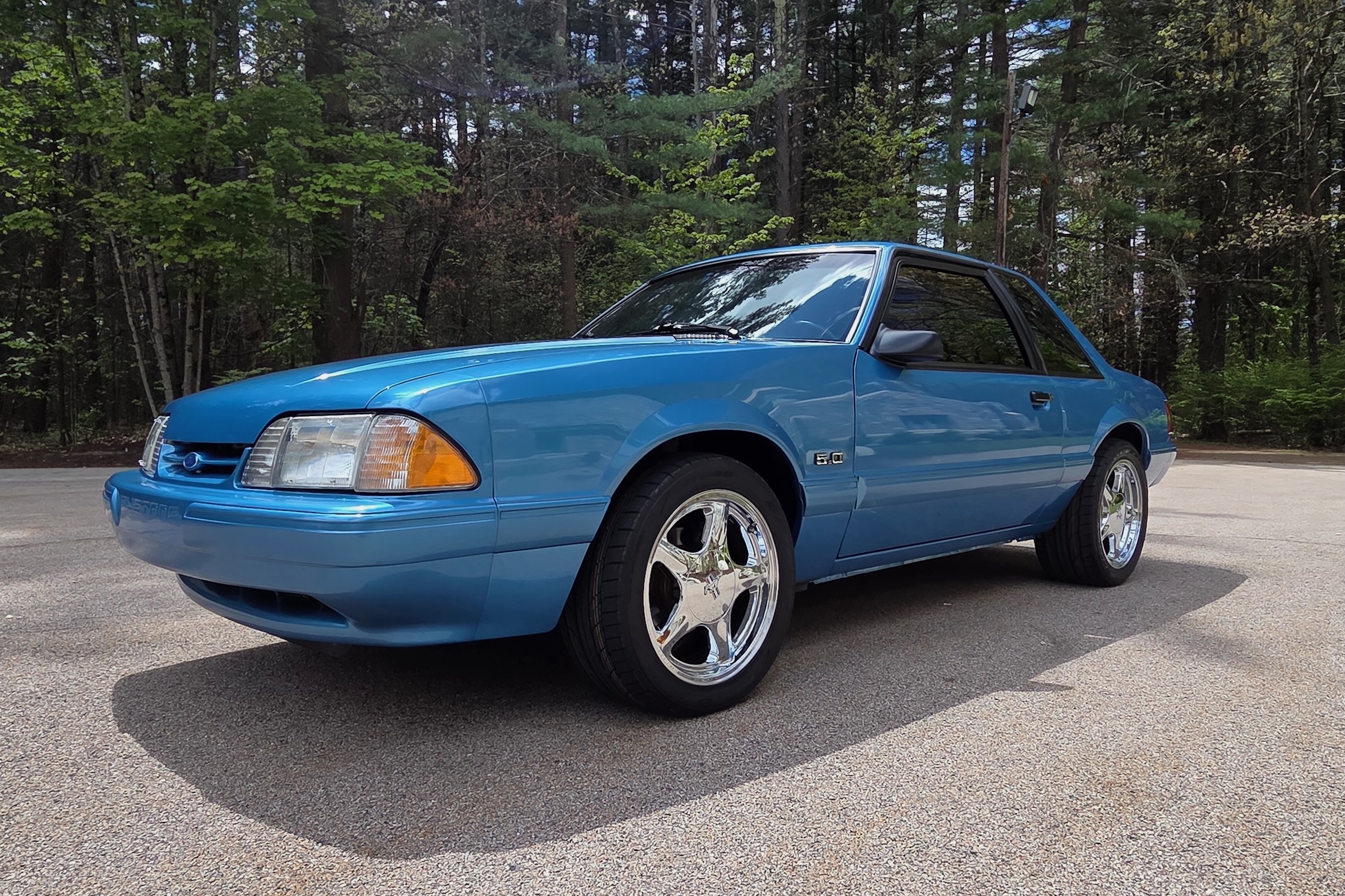 39K-Mile Bimini Blue '92 Mustang LX Notchback Is A Time Capsule