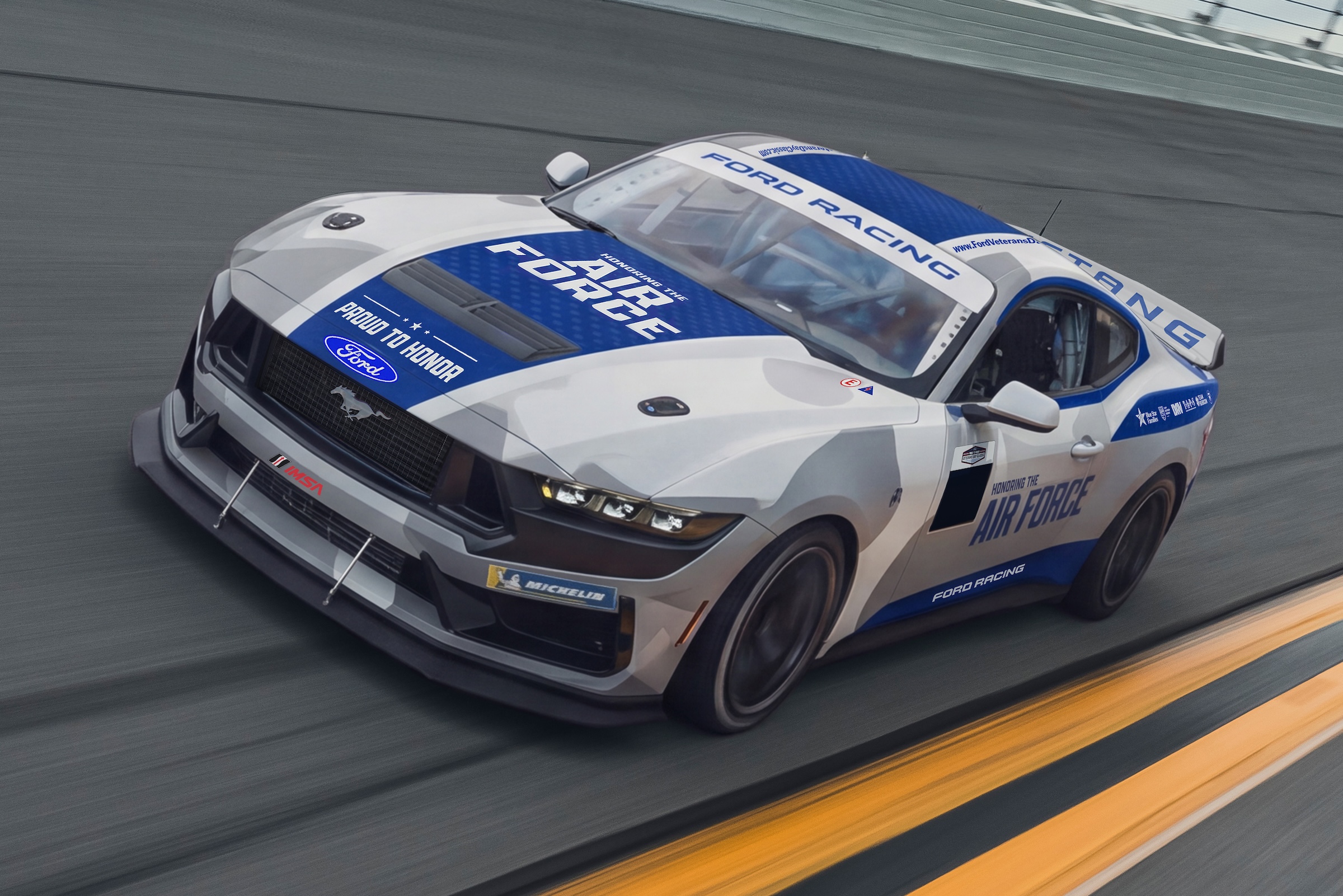 Star Drivers Race For Each Military Branch In Veterans Day Classic