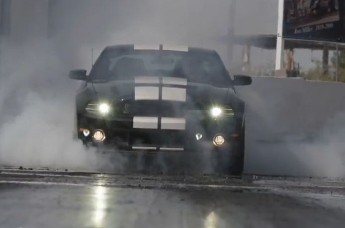 Video: 2013 Shelby GT500 Hits The Drag Strip