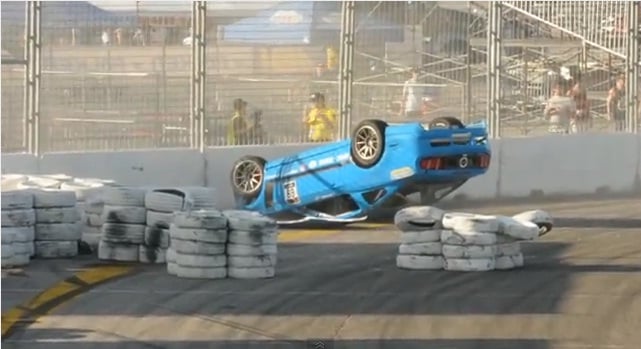 Video: Mustang Flips During Formula Drift Vegas