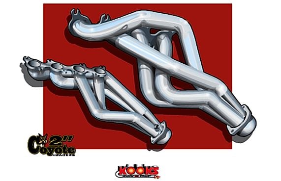 Kooks Long Large Tube Headers Now Available For Your Coyote Mustang