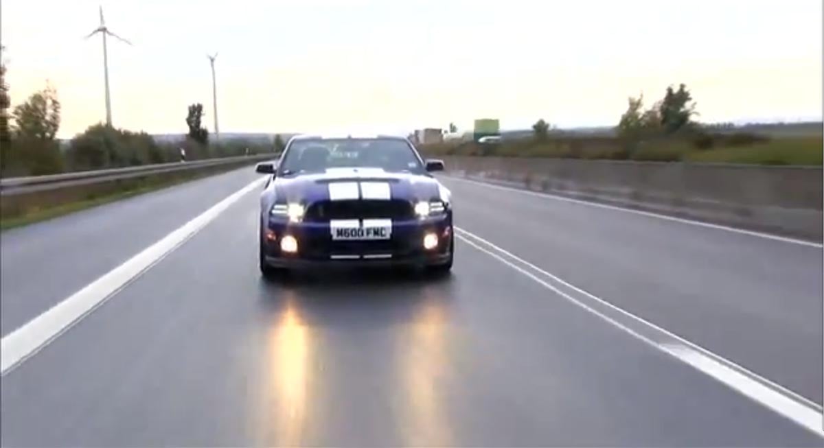 Video: 2013 Shelby GT500 In Germany - On The Autobahn