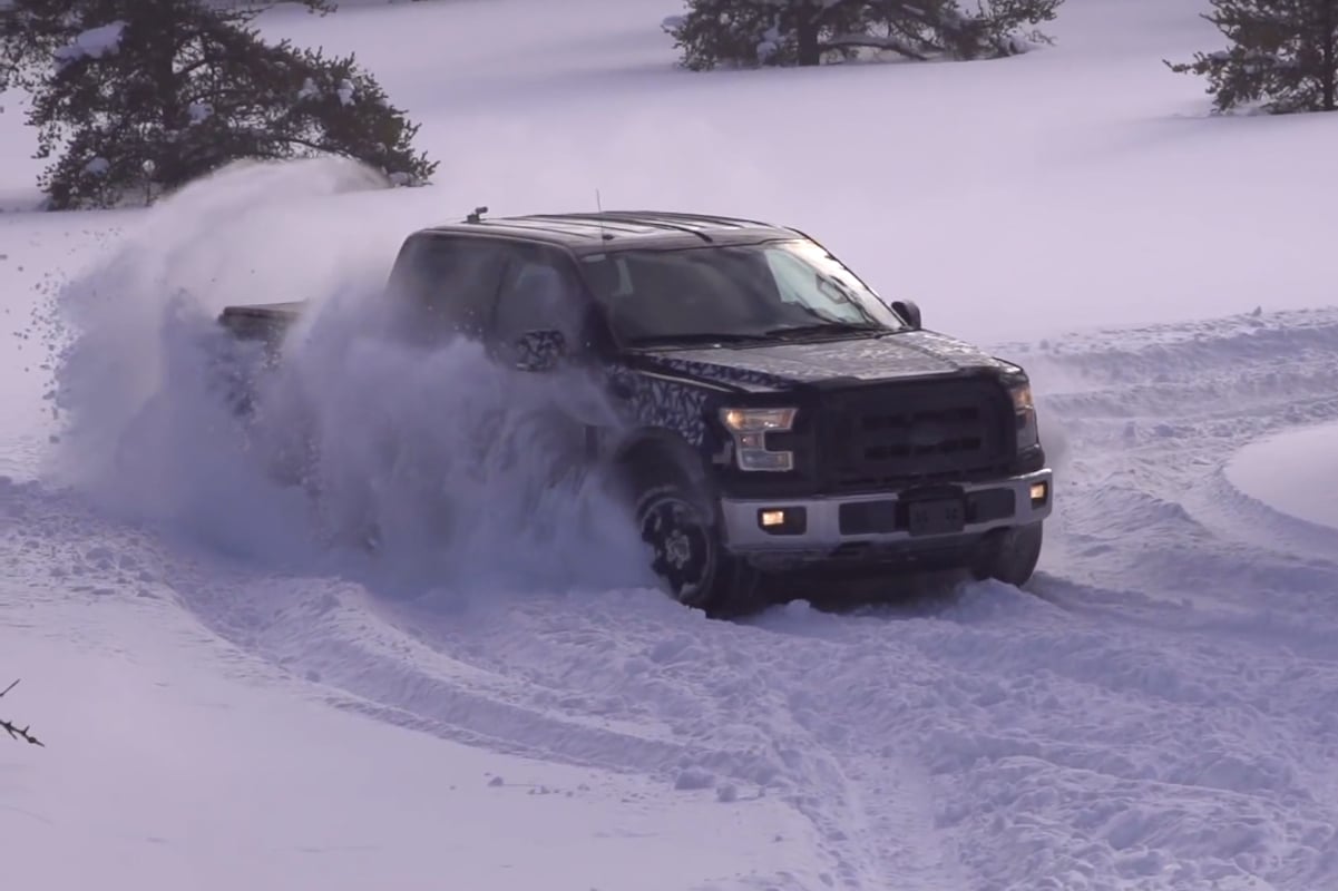 Video: 2015 F-150 Cold Weather Testing And Snow Drifting