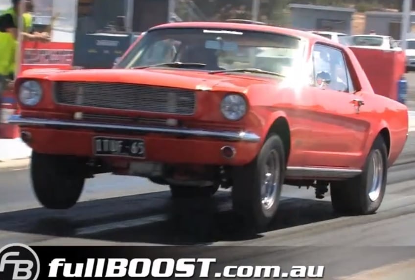 Sleeper Maddness: Aussie Six-Cylinder Mustang Runs 8's