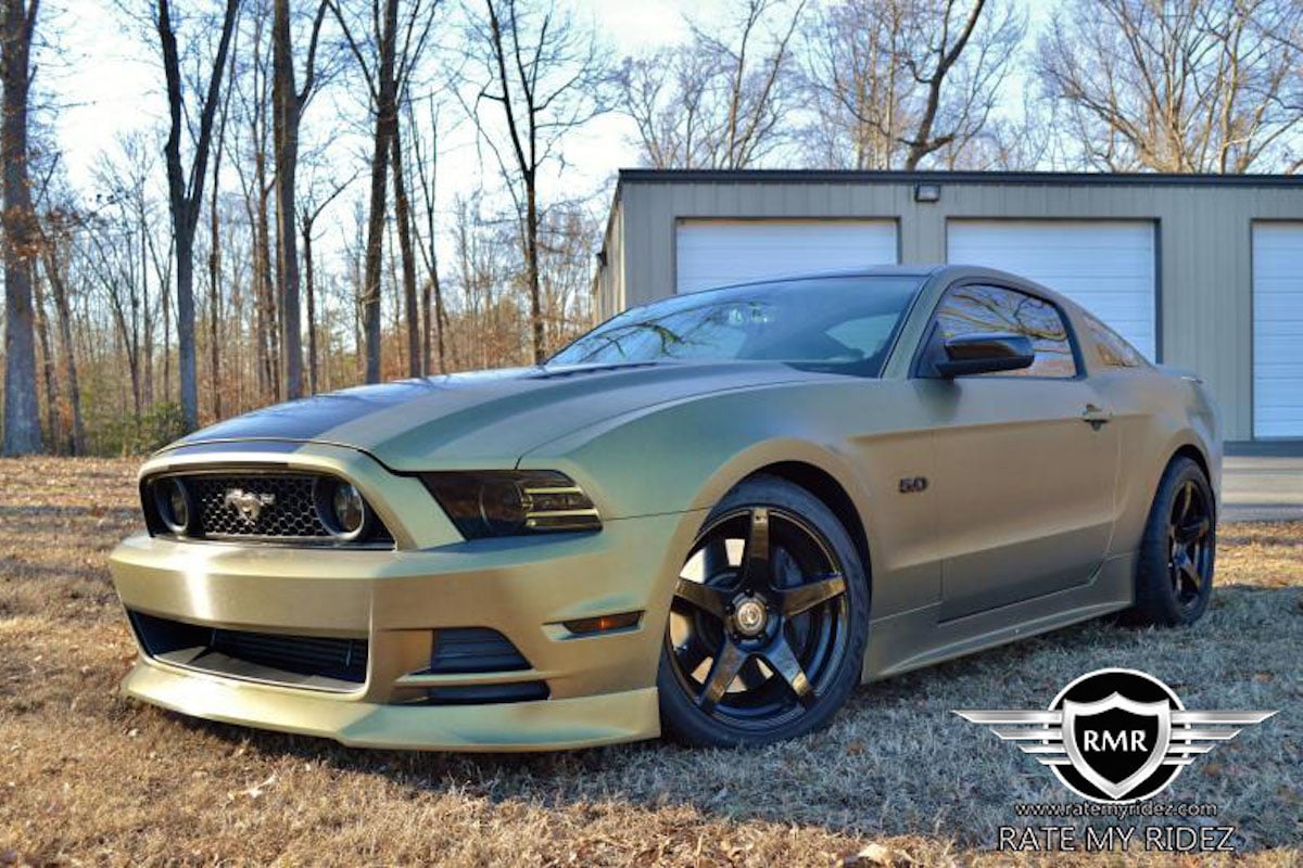Custom Wrapped 2013 GT Inspired By Military Background