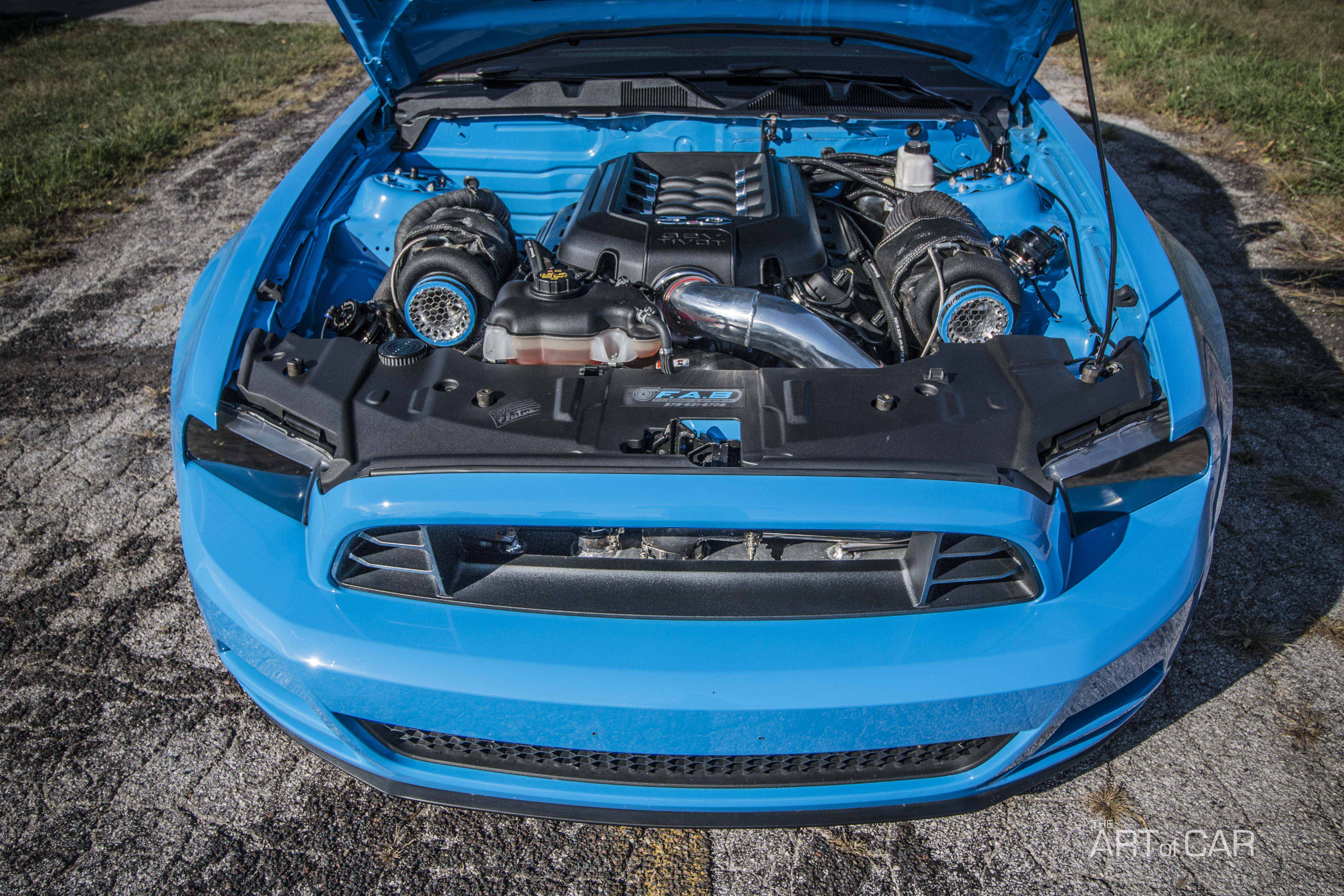 Eye-Grabbing, 1,100-Horsepower Twin-Turbo Mustang