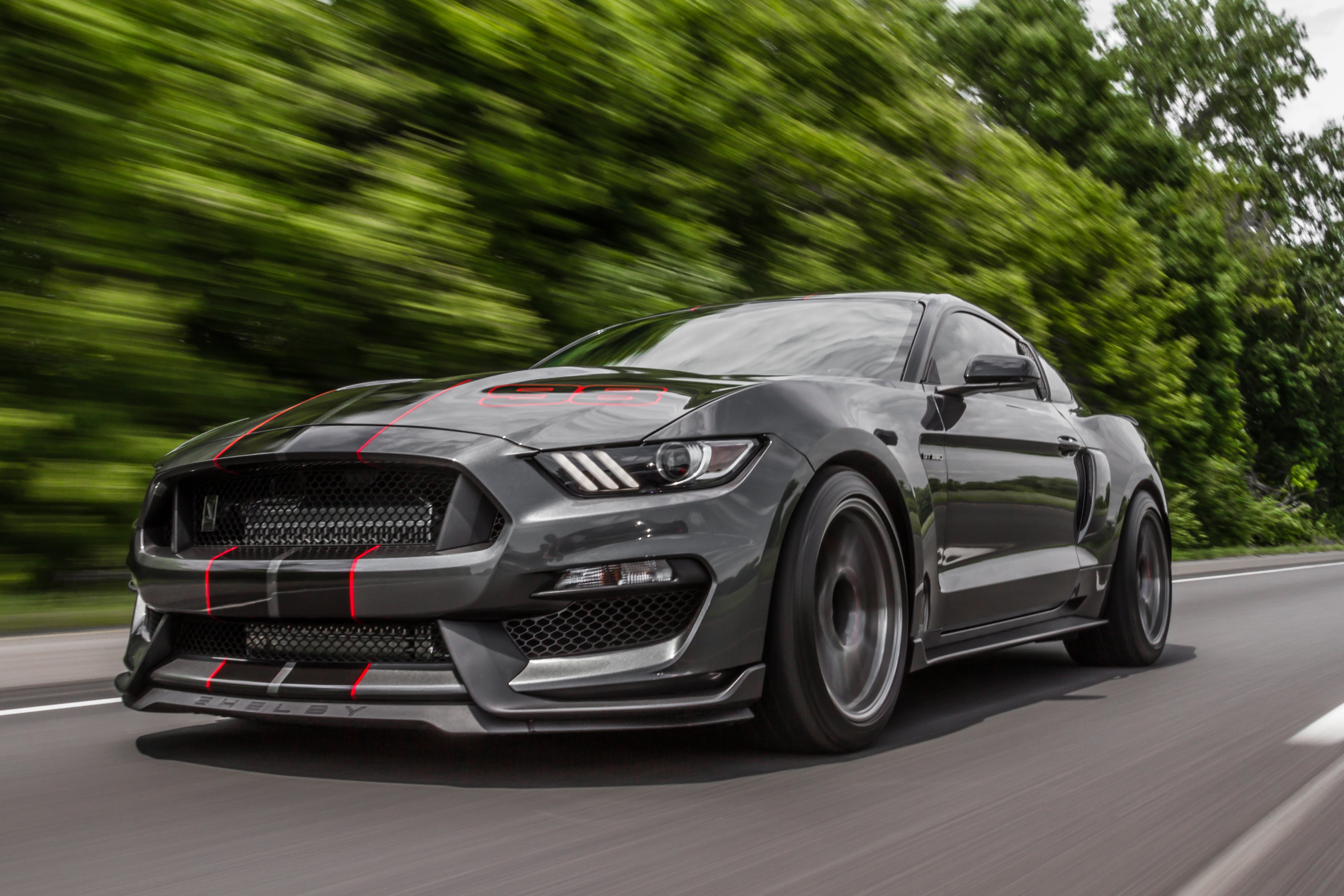 TireShredding TwinTurbo Shelby GT350 Puts Down 1,056 HP