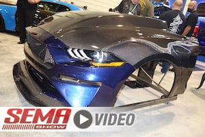 SEMA 2017: Light & Stylish 2018 Mustang Carbon Fiber