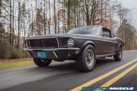 Original Bullitt Movie Mustang Breaks Cover