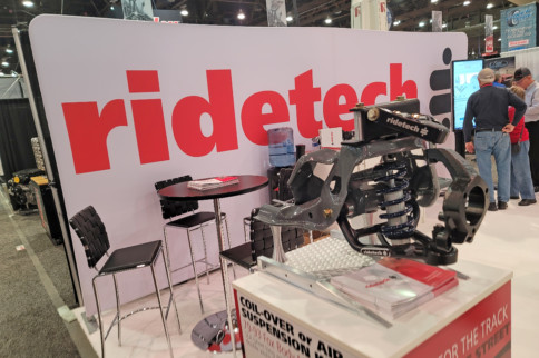 SEMA 2022: Ridetech Debuts Fox Body Front SLA Conversion Kit