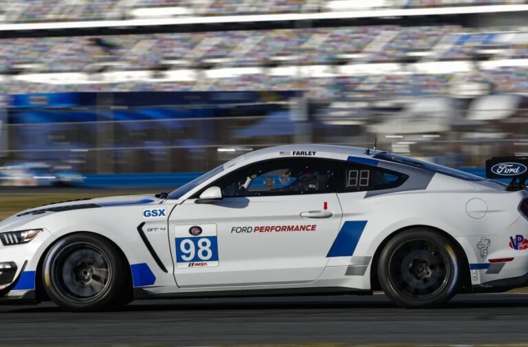 Ford CEO Takes On IMSA VP Racing SportsCar Challenge In Mustang GT4