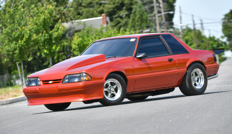 1990 Fox Coupe Is A Juiced And Injected Burnt-Orange Bruiser