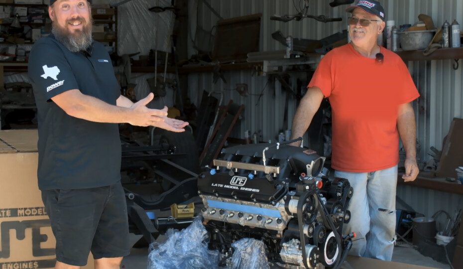 Delivering Our 1,000 HP Godzilla Engine To The Giveaway Winner
